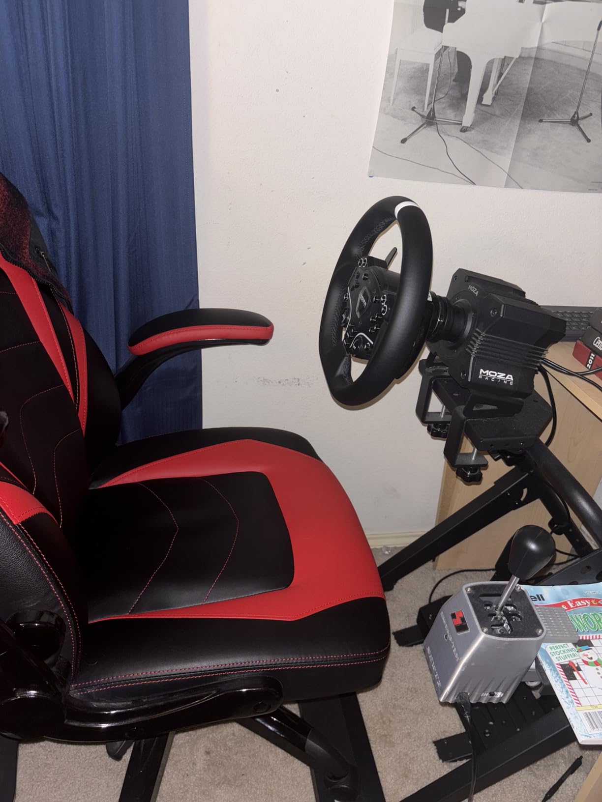 ARES WING Sim Racing Wheel Stand Foldable with Chair Fixing Slot customer photo 1