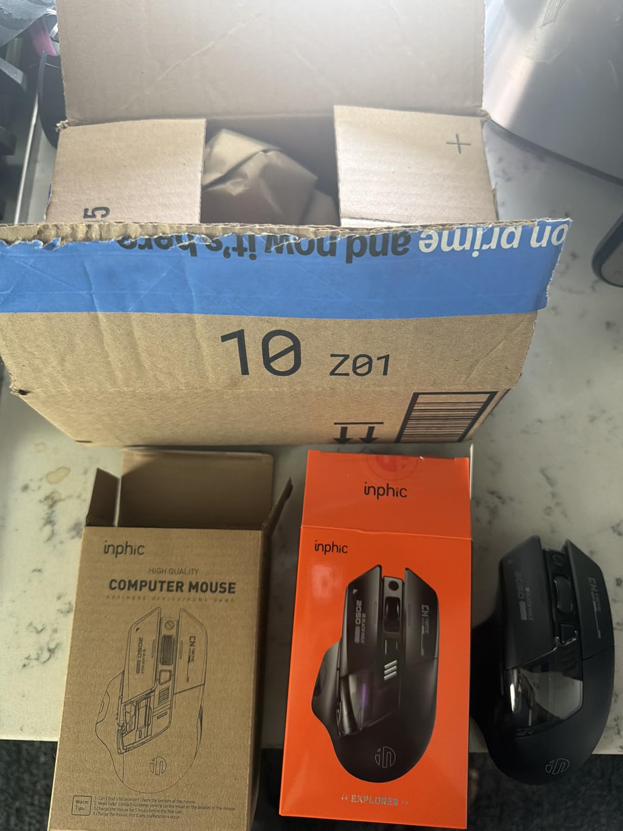 INPHIC A9 V2 Explorer Wireless Gaming Mouse, 12800 DPI Silent Mouse customer photo 1