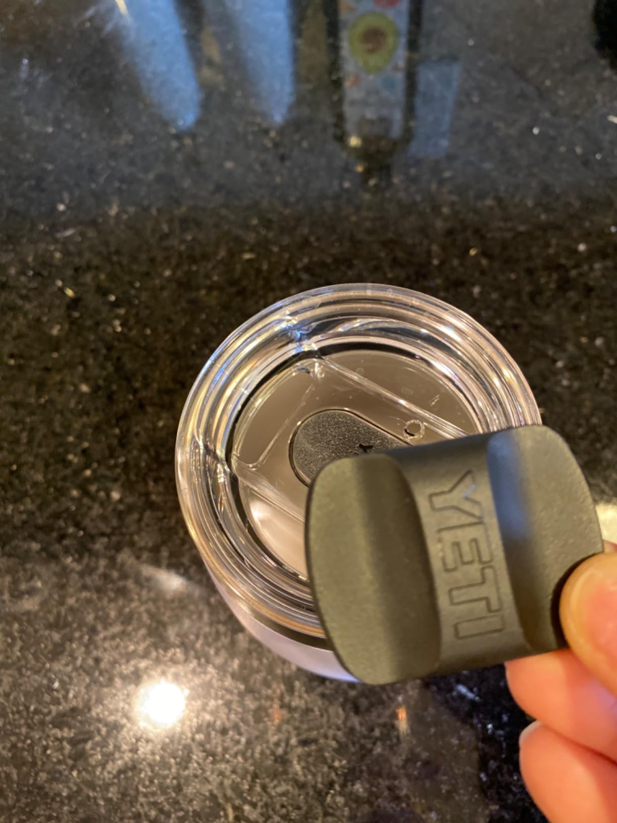 YETI Rambler 10 oz Wine Tumbler, Vacuum Insulated, Stainless Steel with MagSlider Lid, Papaya customer photo 2