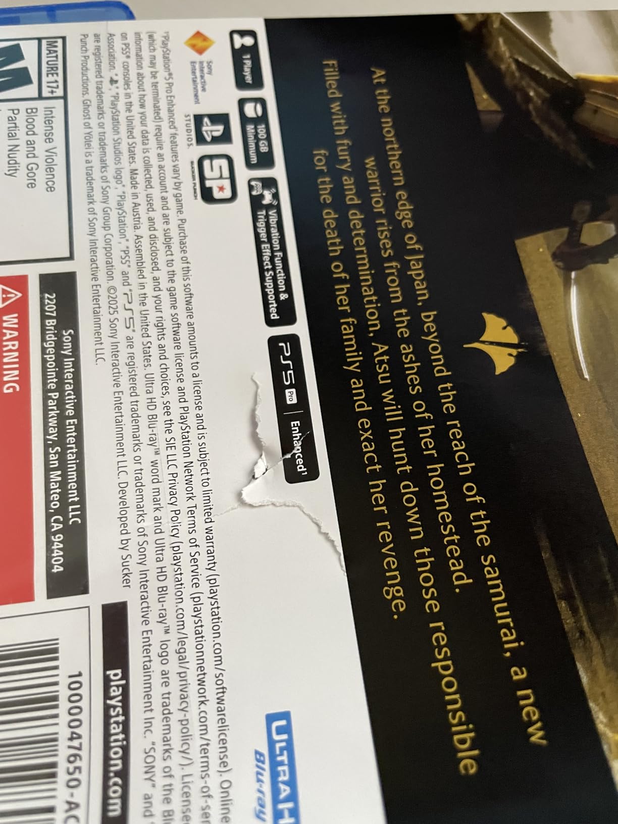Ghost of Yōtei PS5 customer photo 1