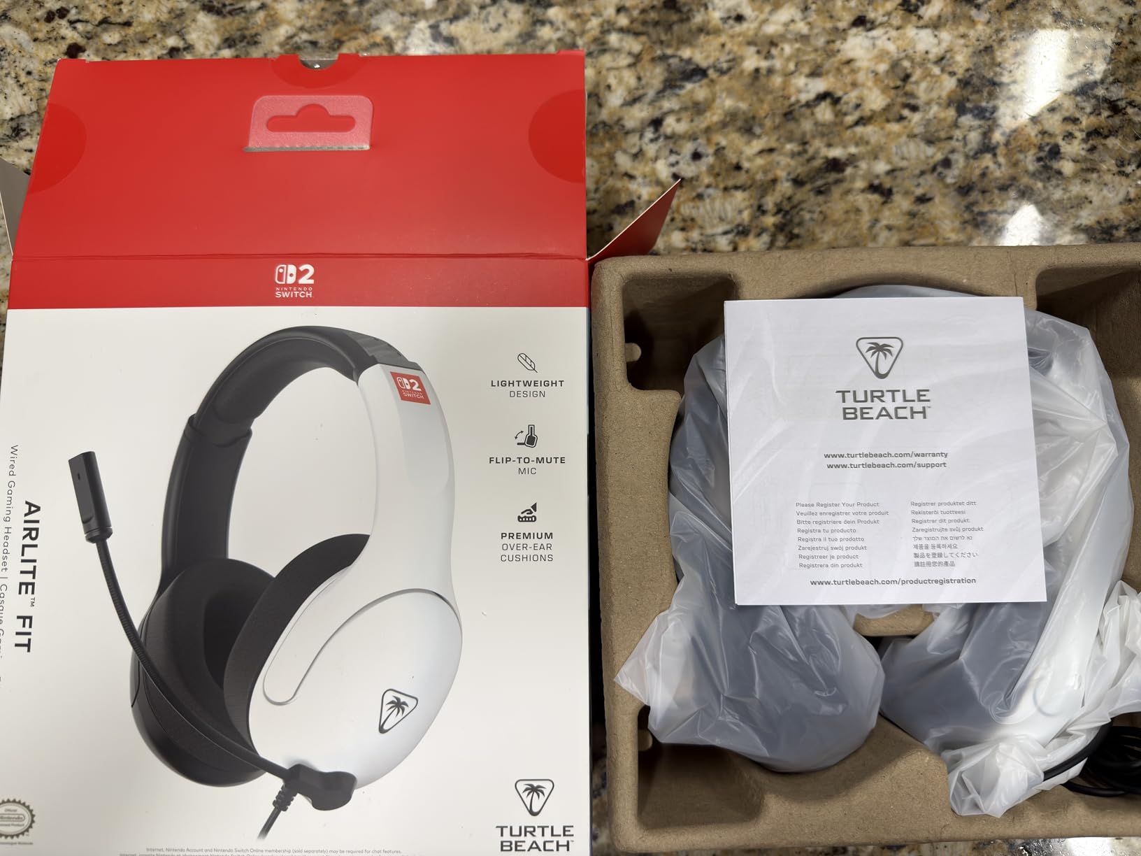 Turtle Beach Airlite Fit Wired Gaming Headset for Nintendo Switch 2, Lite customer photo 2