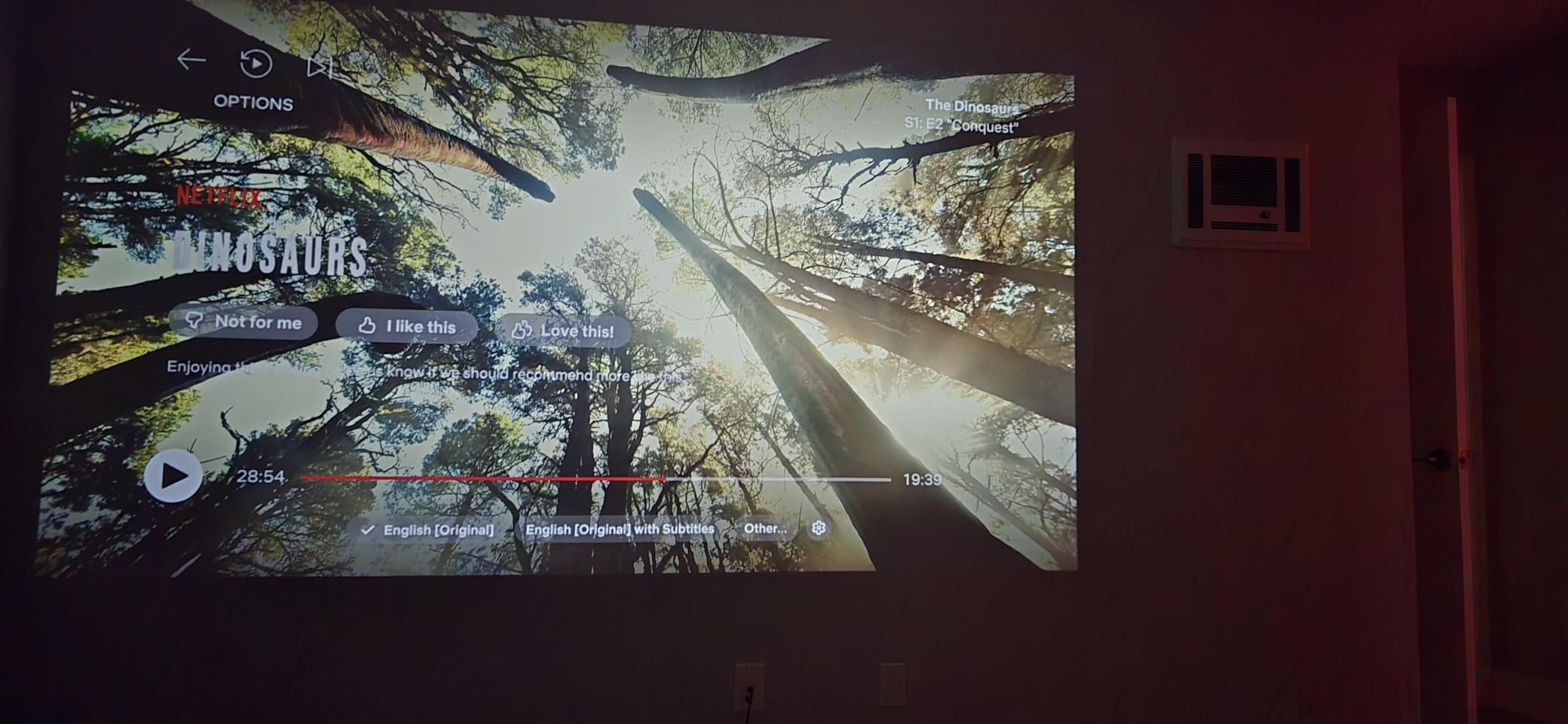 【Official Licensed Google TV】4K Smart Projector with WiFi and Bluetooth, VOPLLS Outdoor Projectors with 50W Dolby/AI Auto Focus, Portable Movie Phone Wireless Gaming Wifi Proyector for Bedroom/Home customer photo 2