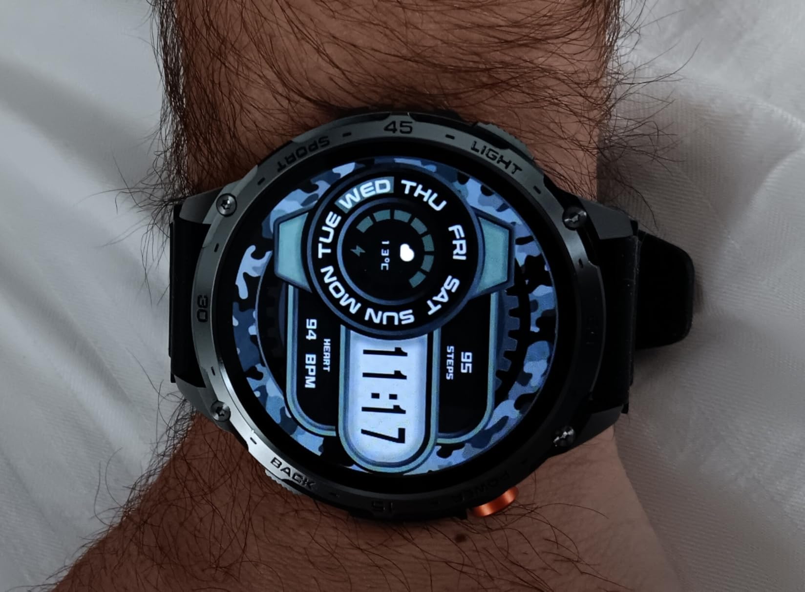 LIGE Military Smart Watches for Men(2 Bands),1400mAh/1.85