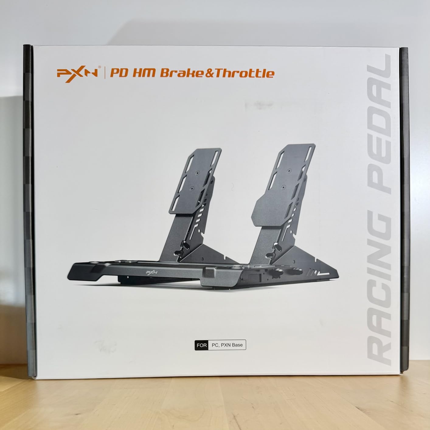 PXN PD HM Brake&Throttle Sim Racing Pedals, All-Metal 2-Pedal Set customer photo 1
