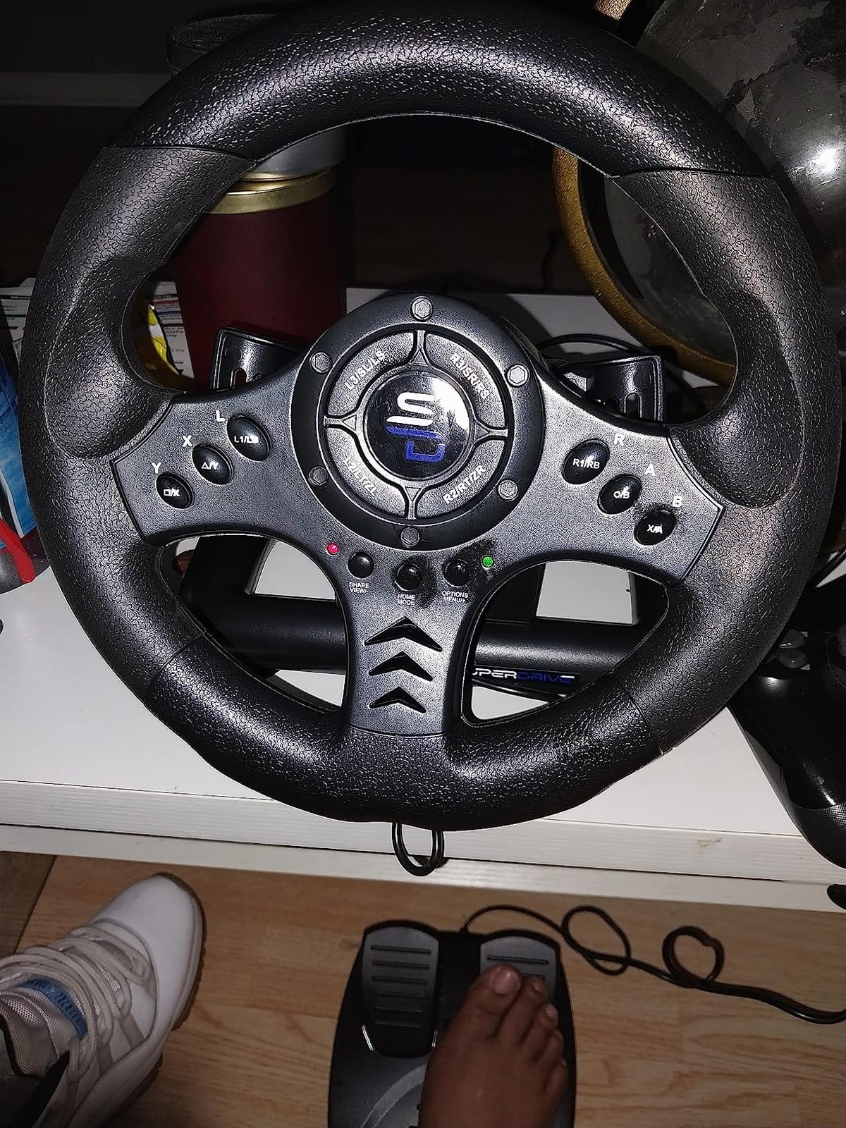 SUBSONIC Racing GT-5 RGB Gaming Steering Wheel Xbox, Switch 2, PS4 & PC customer photo 2