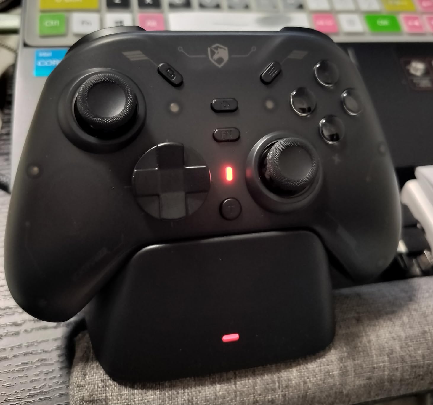 ECHTPower PC Gaming Controller–Wireless for PC with Hall-Effect Joysticks, 1000Hz Polling Rate, No Drift, Turbo & Vibration, Compatible with Windows/Switch/iOS/Android/Steam –Place & Charge Dock customer photo 1