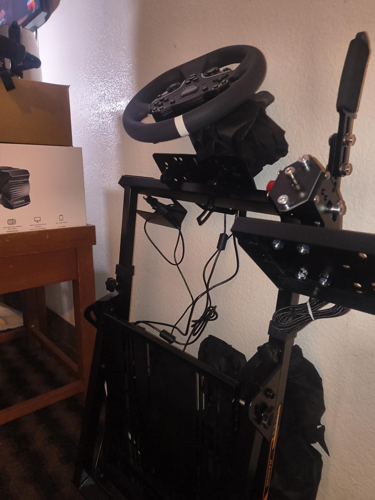 CAMMOO High Compatible Racing Wheel Stand Fits Handbrake, with Cup Holder customer photo 1