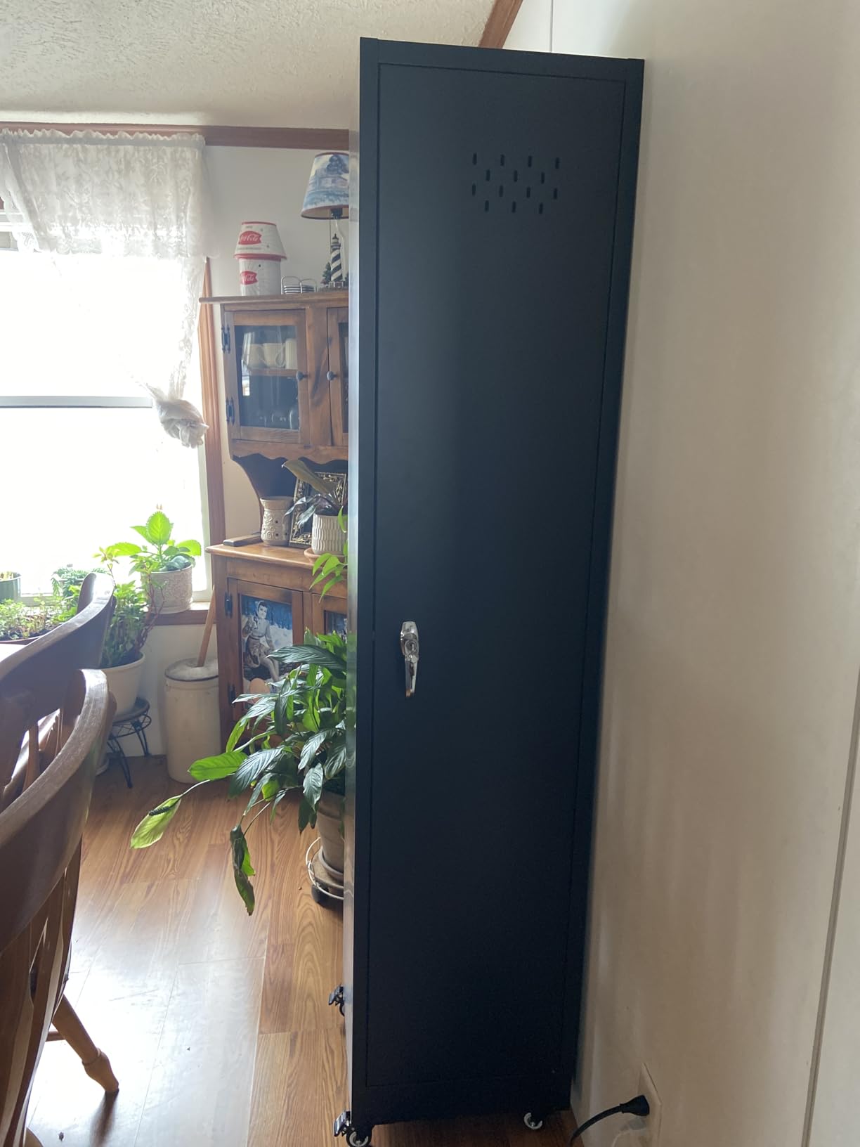 71-Inch Garage Storage Cabinet with 2 Drawers, Wheels and Pegboard customer photo 2