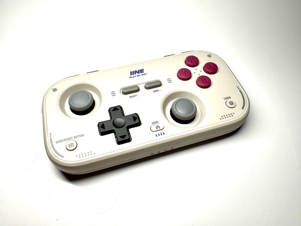 IINE Retro Pocket Game Controller, Wireless Gamepad for Switch/Steam Deck/PC/iOS/Android | Mini Portable Controller with Hall Joystick, 1000Hz Response Rate, Customizable Buttons, 600mAh Battery customer photo 2