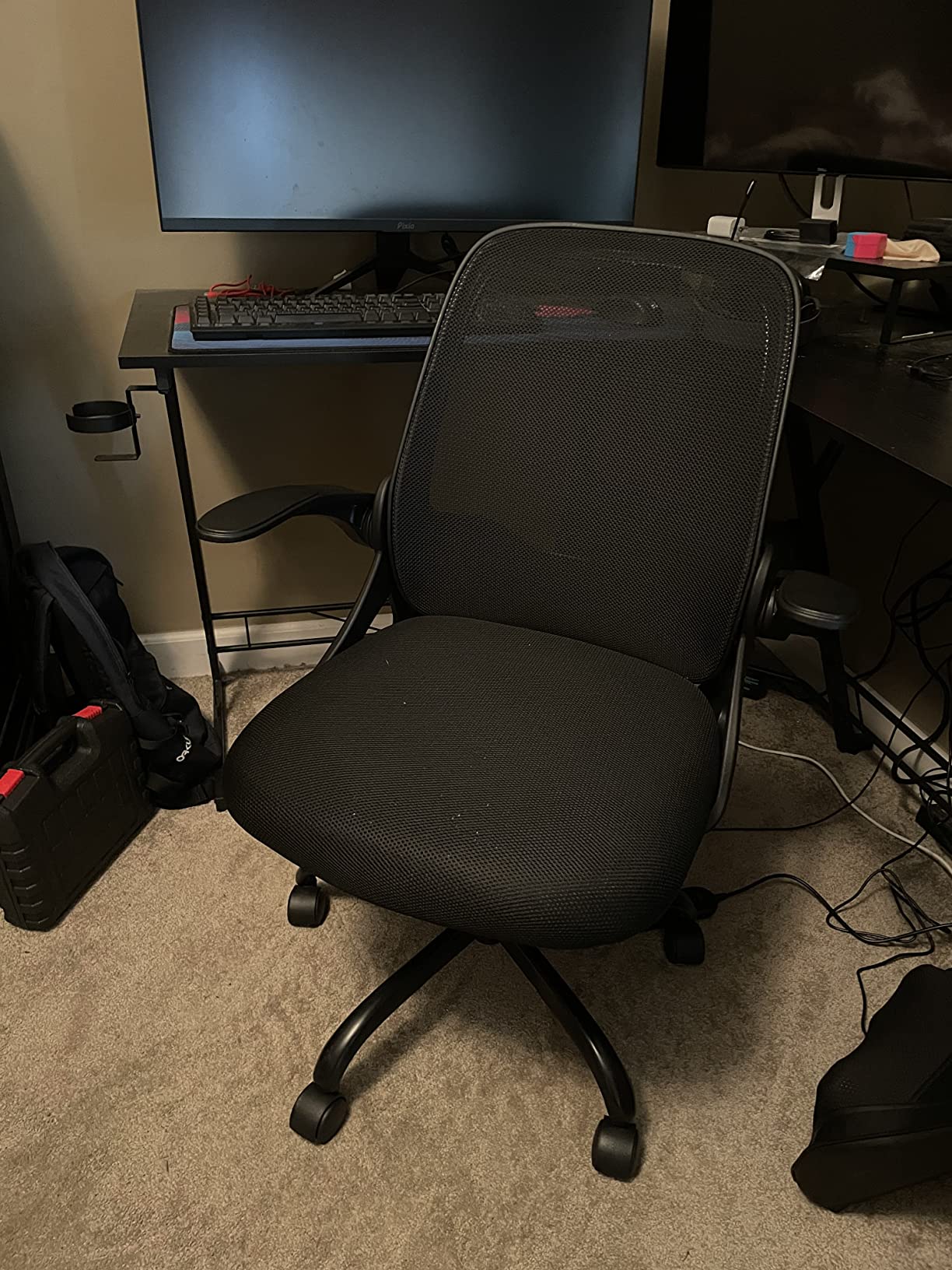 FelixKing Big and Tall Office Chair 500lbs - Ergonomic Desk Chair with Footrest, Scratch-Resistant PU Leather Computer Chair, 4D Lumbar Support Gaming Chair, Comfy Reclining Swivel Work Chair, Black customer photo 1