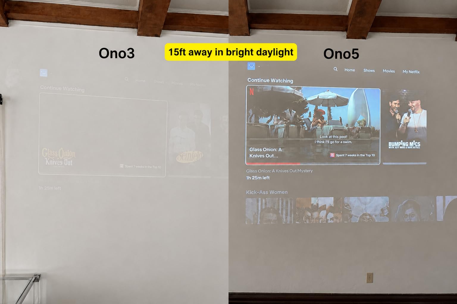 ONOAYO Outdoor-Projector-4K with 60W Dolby Audio and Official Licensed Apps customer photo 1