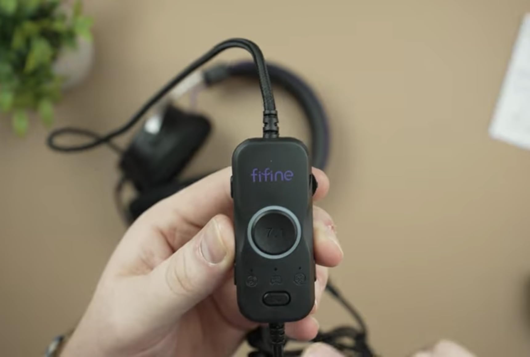 FIFINE Wired USB Gaming Headset with Open Back Design, Breathable Mesh Fabric, 7.1 Surround Sound, Vibrant RGB, in-line Control Box, Over-Ear Headphone with Mic for PC, PS5/PS4, Laptop, Mac - H19BP customer photo 1