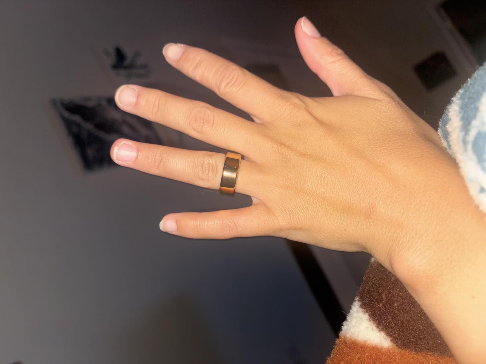 Smart Ring for Women & Men, Sleep and Fitness Tracker (Black, 12) customer photo 1