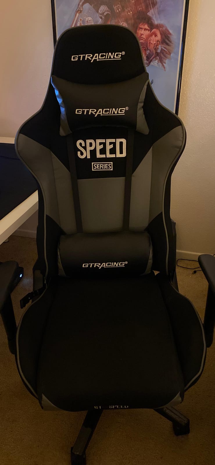 GTPLAYER Big and Tall Gaming Chair Ergonomic Heavy Duty Office Chair Racing Seat with Adjustable Lumbar Pillow Footrest 150° Reclining Thickened Armrests Breathable Mesh for Esports/PC Gaming customer photo 1