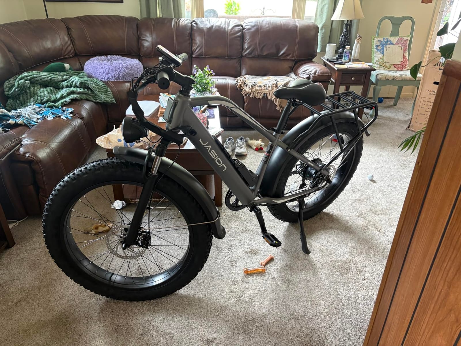 Jasion EB5 MAX Electric Bike for Adults 2000W Peak Motor, 48V 15Ah Battery customer photo 2