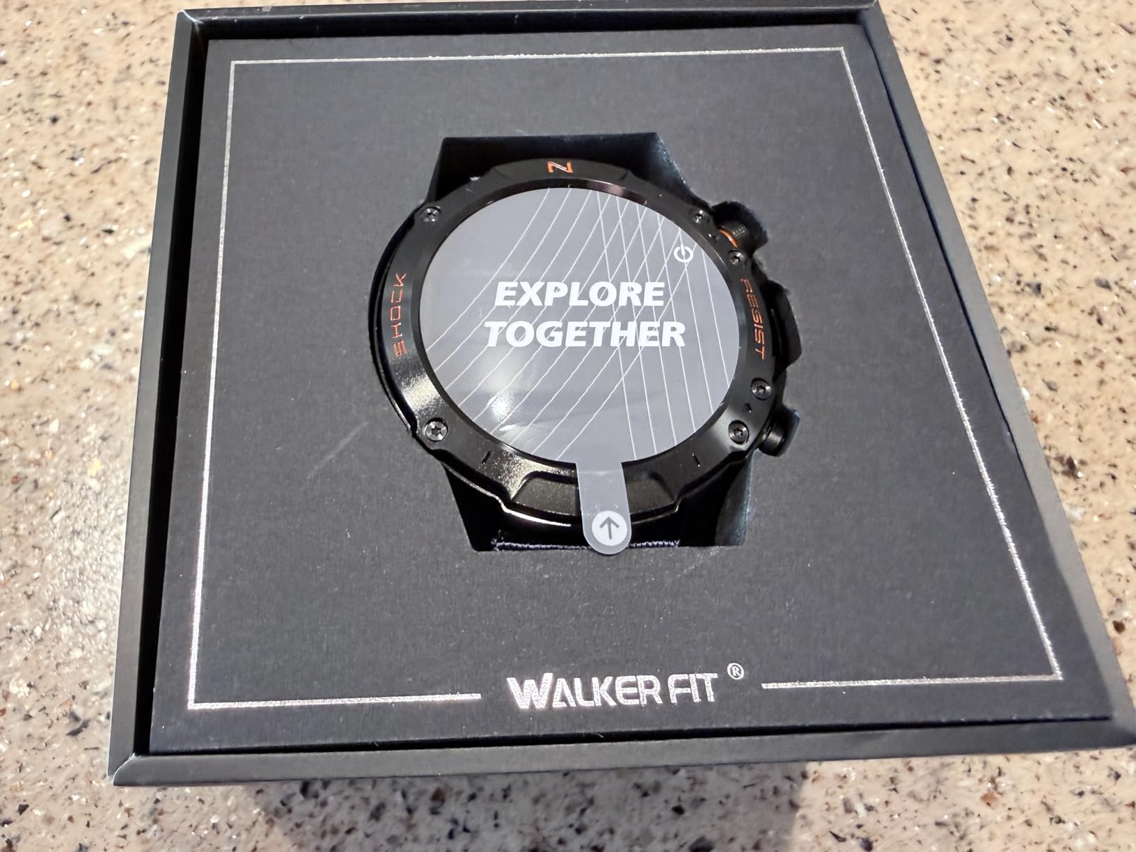WalkerFit Rugged Smart Watch for Men, 1.43