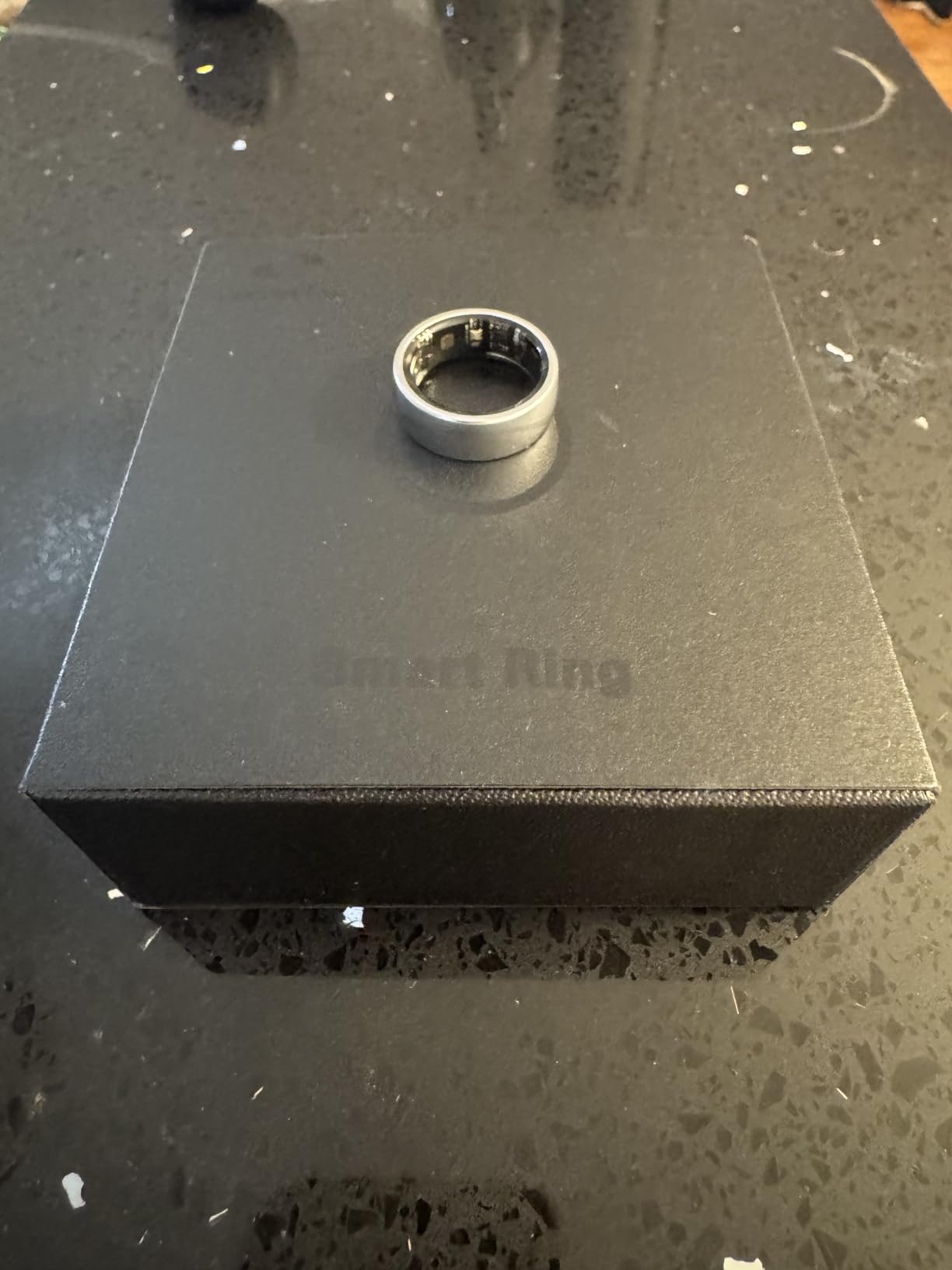 Smart Ring for Women Men, Sleep Tracker, 12 Sports Modes, Size 10 Black customer photo 2