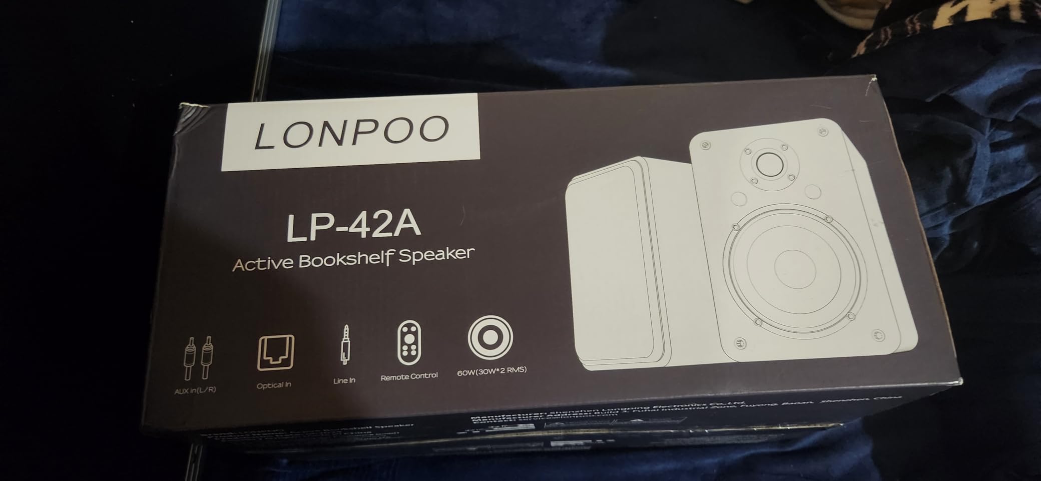 LONPOO 100W HiFi Active Bookshelf Speakers with Bluetooth customer photo 1