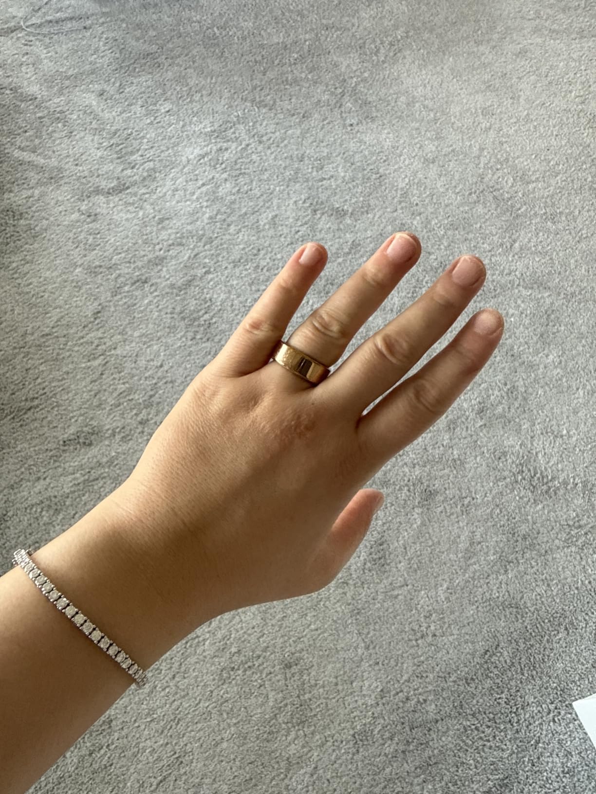 2026 Smart Ring For Women & Men, Sleep Health Fitness Tracker, Silver 9 customer photo 2