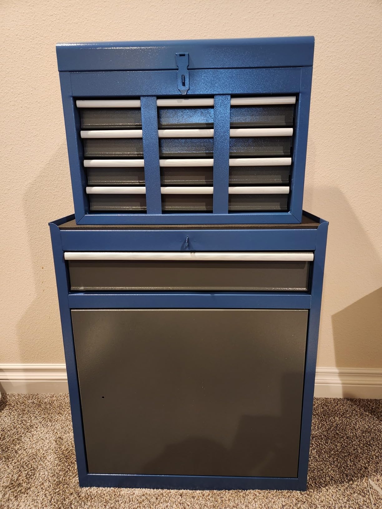 7-Drawer Tool Chest with Wheels, 40'' Rolling Tool Chest with Drawers, Red customer photo 2
