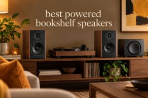 best powered bookshelf speakers
