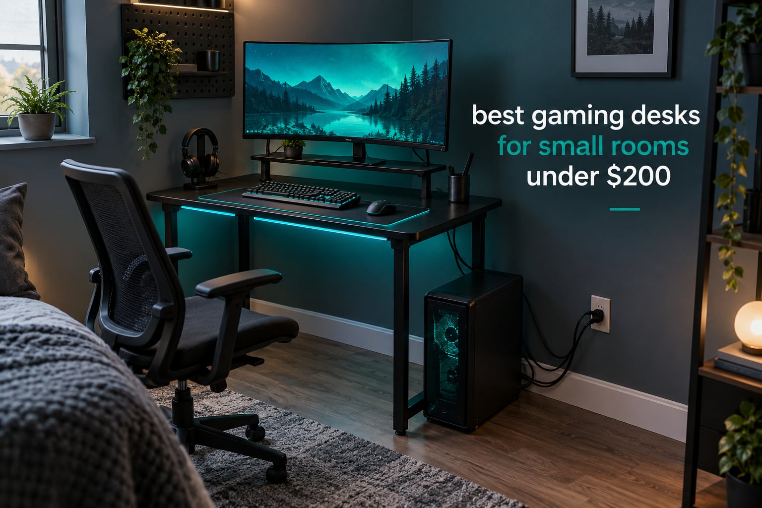 best gaming desks for small rooms under $200