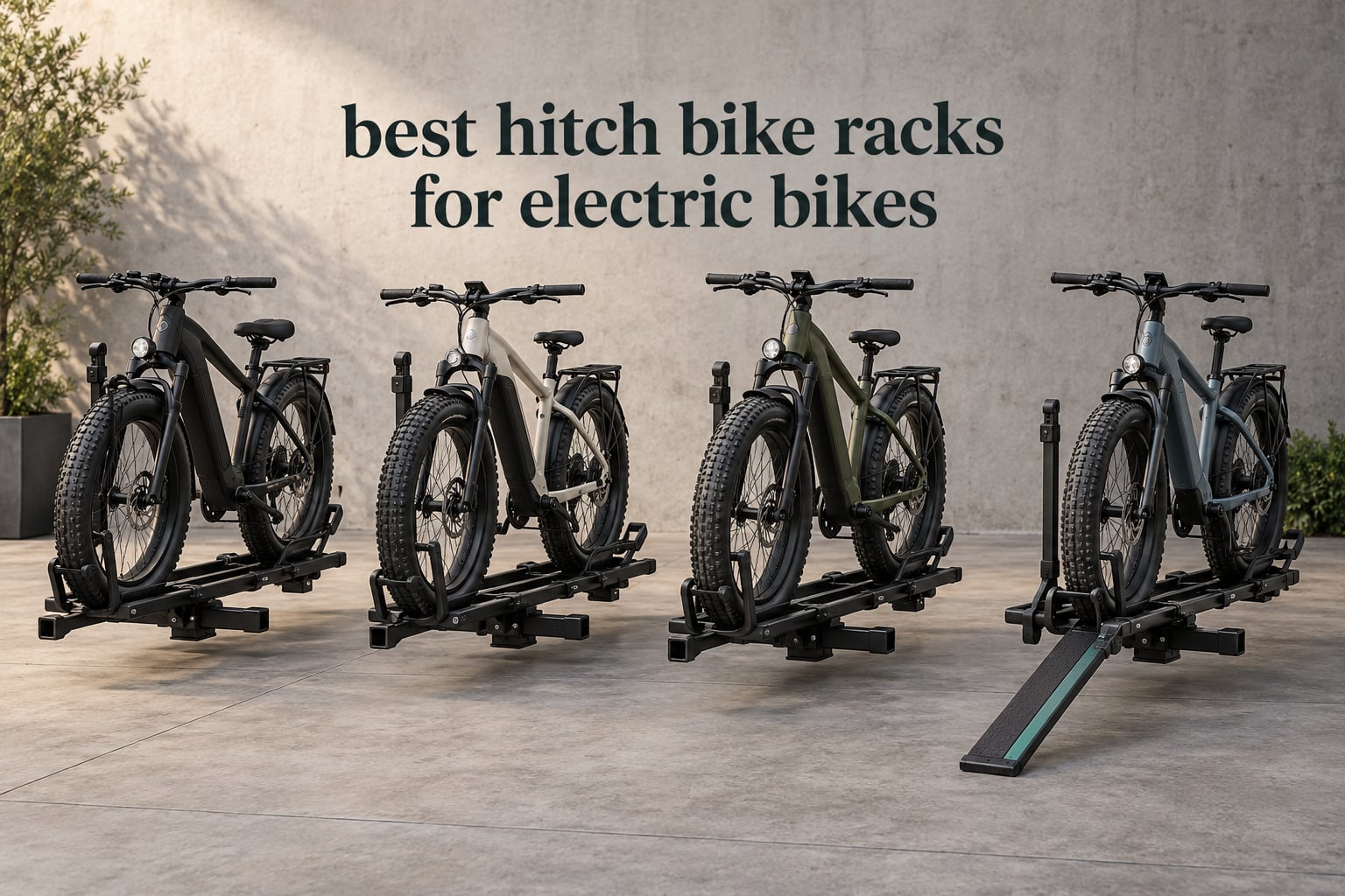 best hitch bike racks for electric bikes