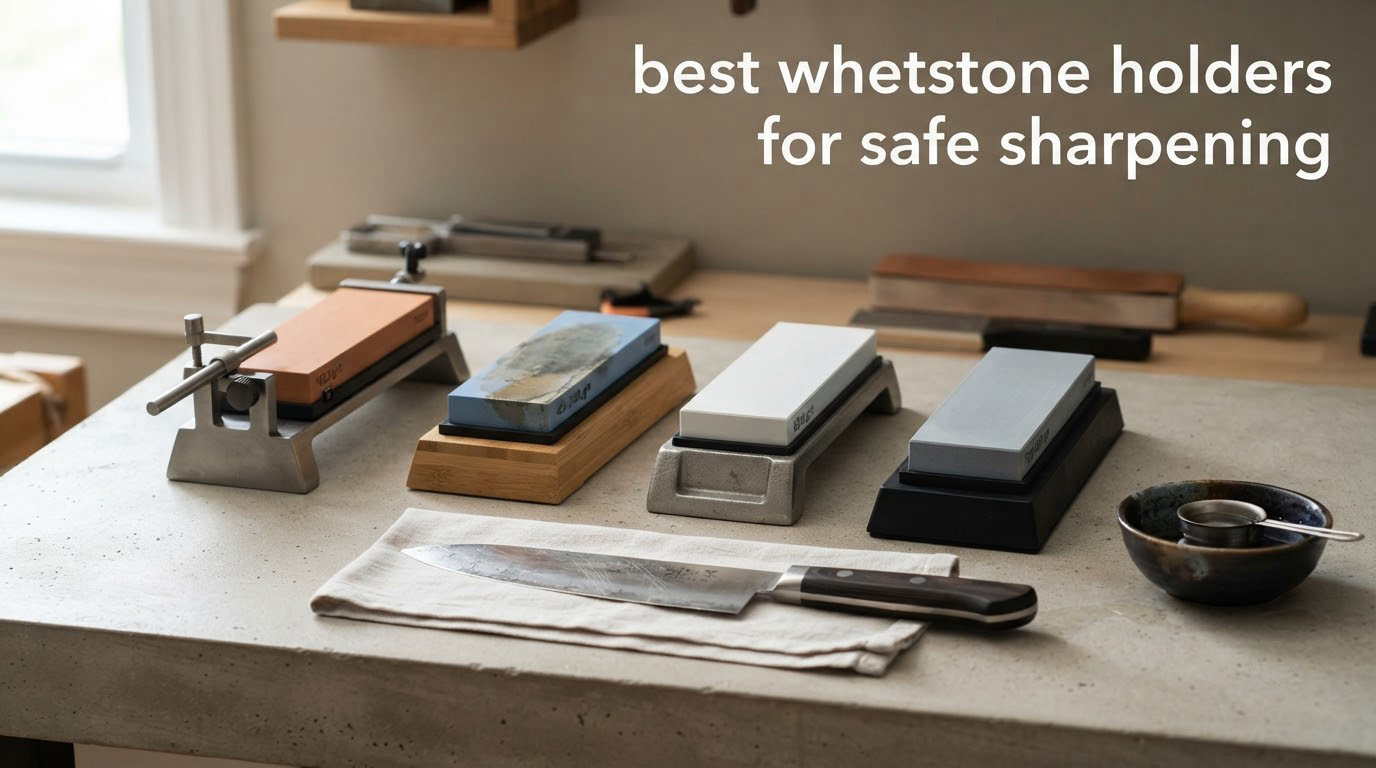best whetstone holders for safe sharpening
