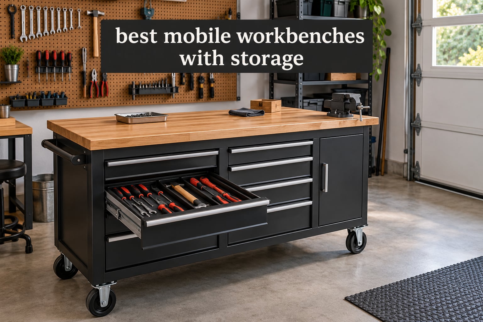 best mobile workbenches with storage