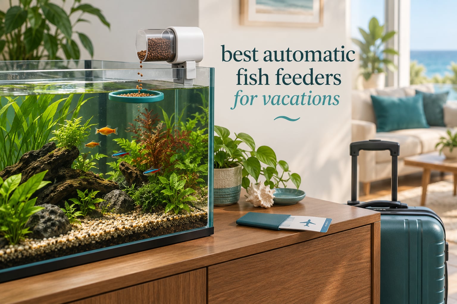 best automatic fish feeders for vacations