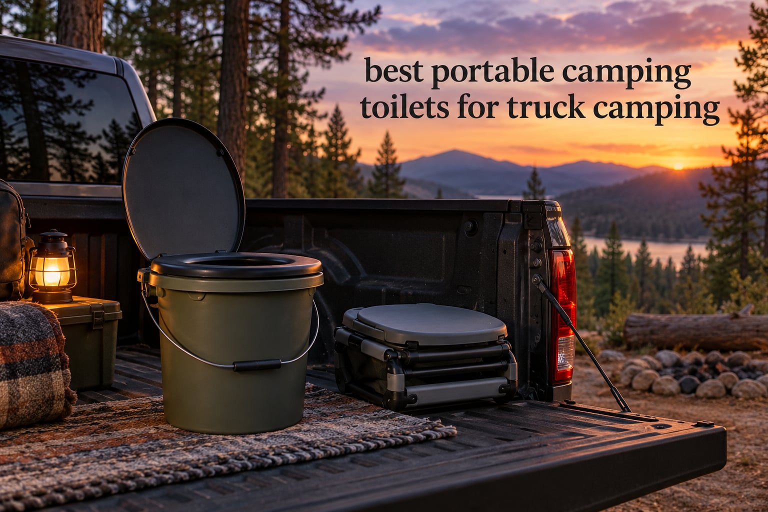 best portable camping toilets for truck camping