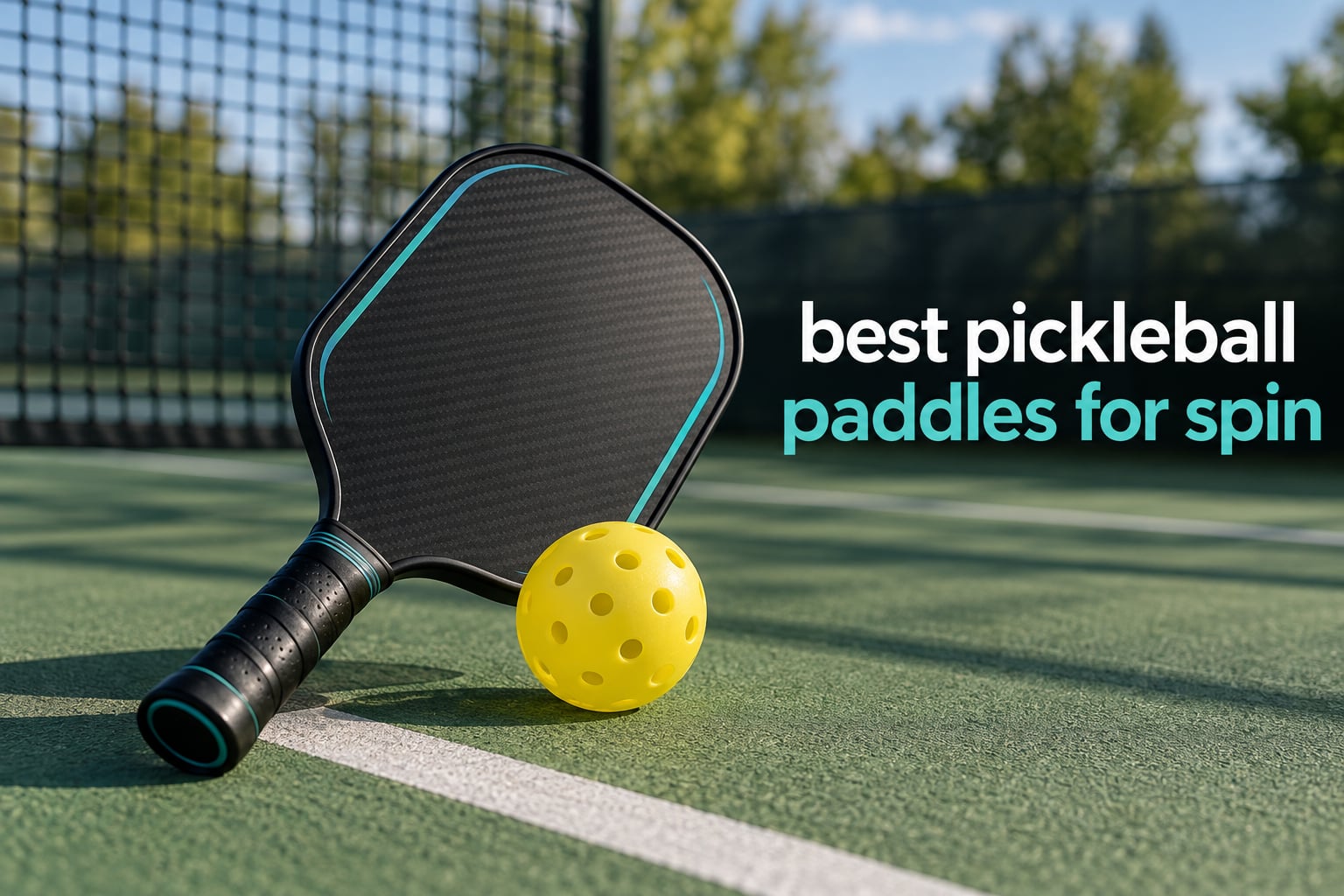 best pickleball paddles for spin
