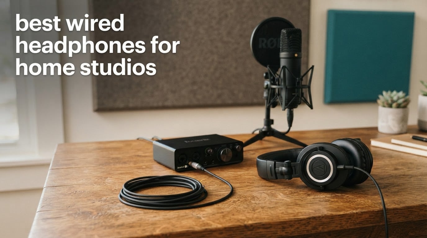 best wired headphones for home studios