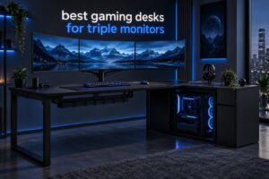 best gaming desks for triple monitors