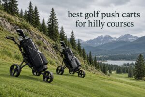 best golf push carts for hilly courses