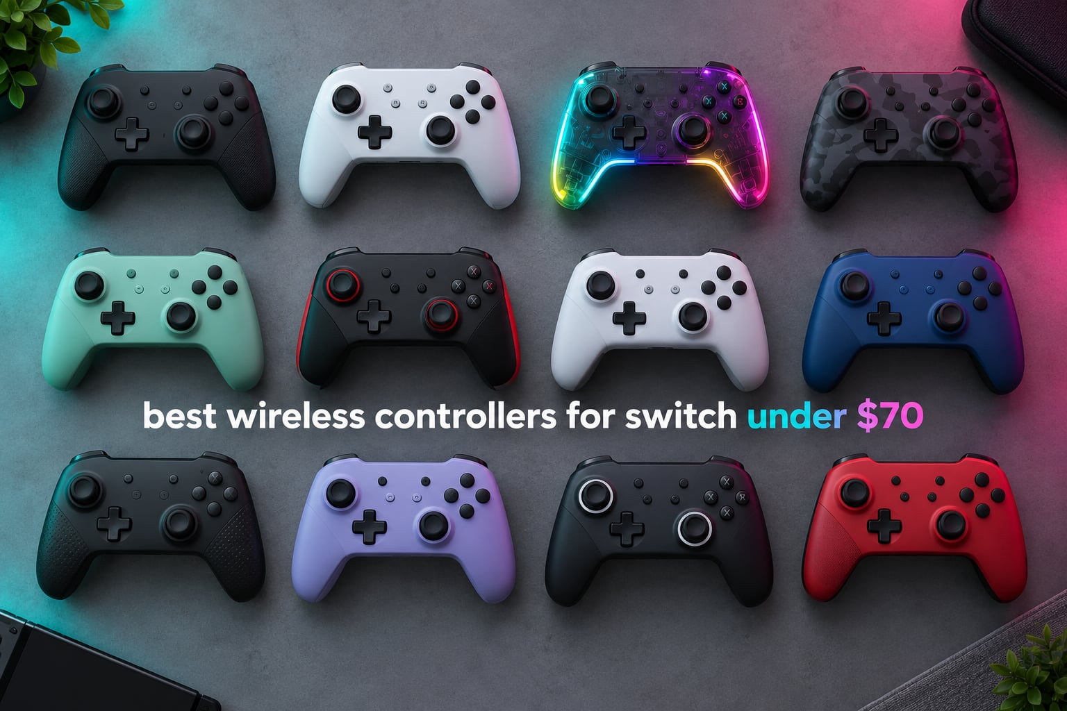 best wireless controllers for switch under $70