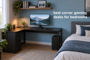 best corner gaming desks for bedrooms