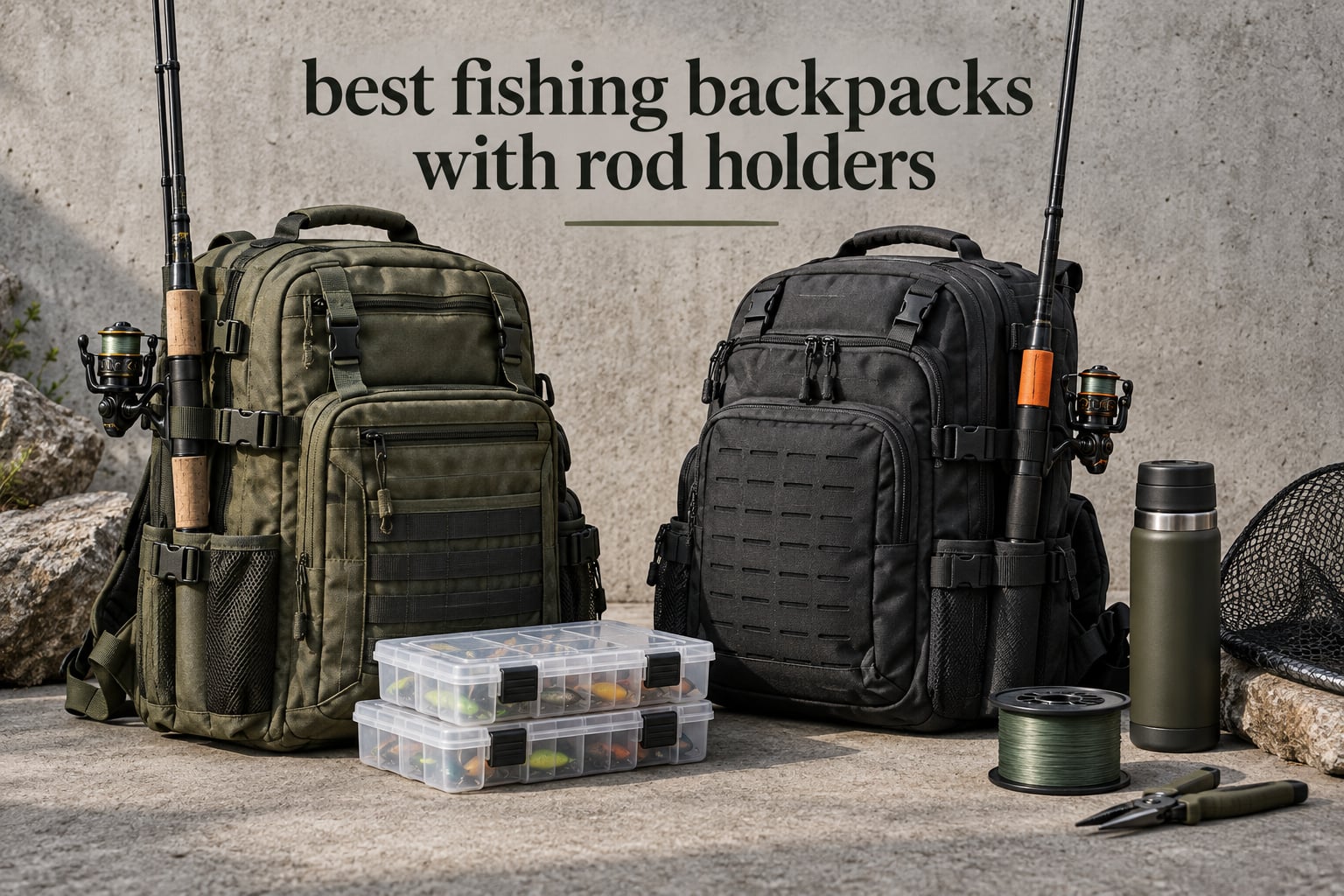 best fishing backpacks with rod holders