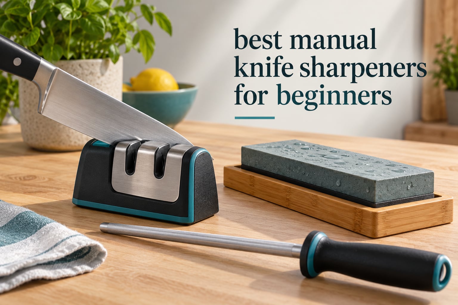 best manual knife sharpeners for beginners