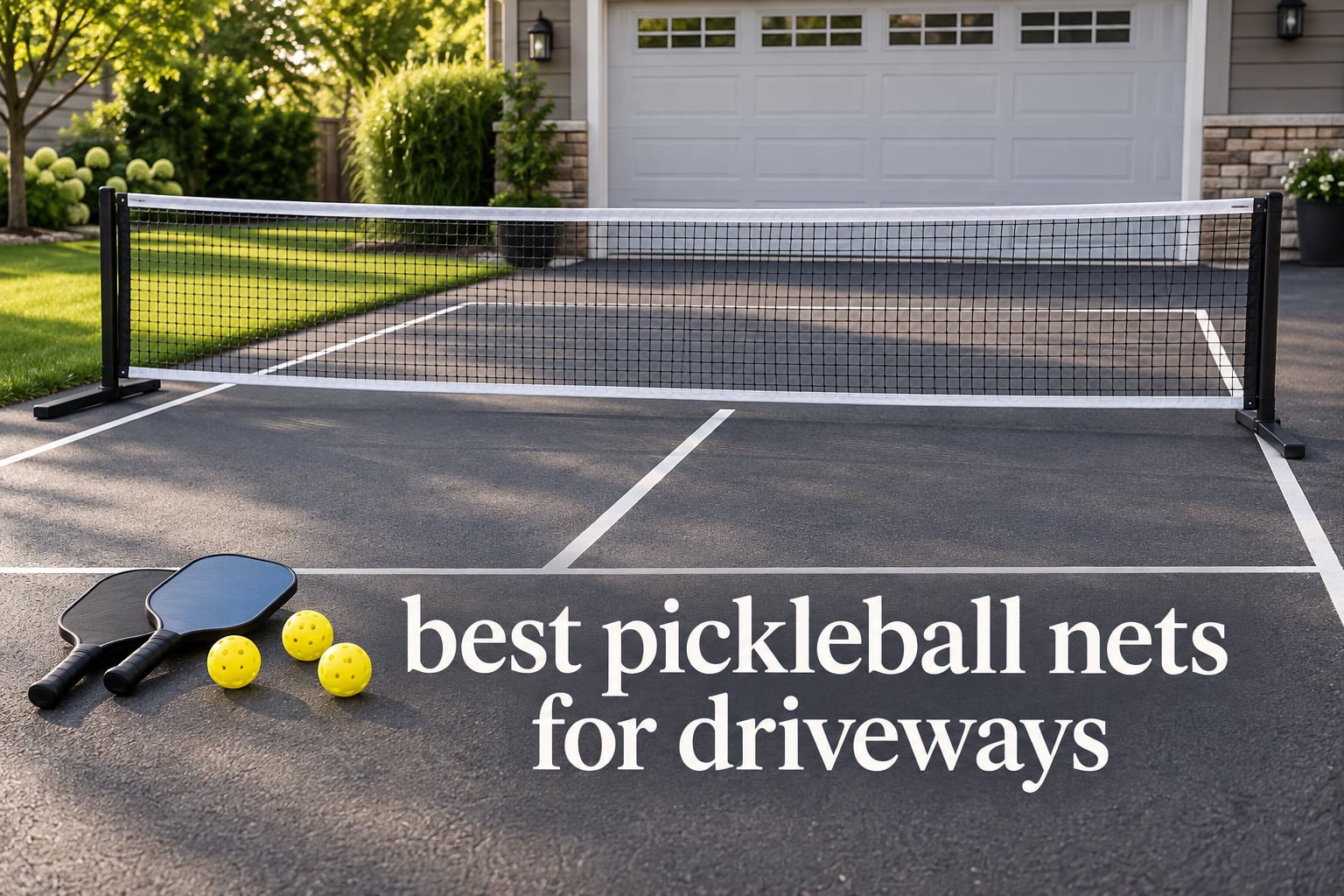best pickleball nets for driveways