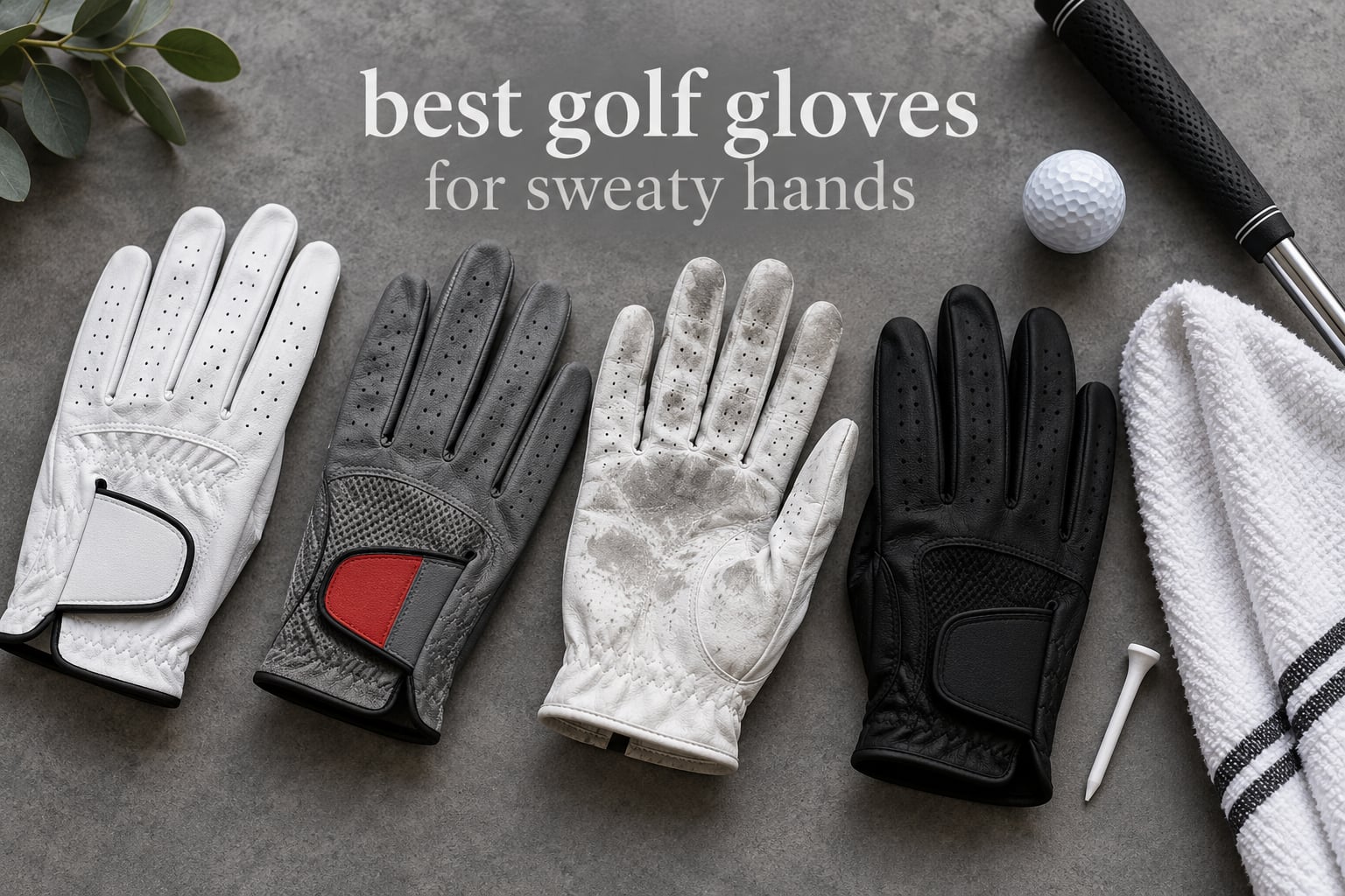 best golf gloves for sweaty hands