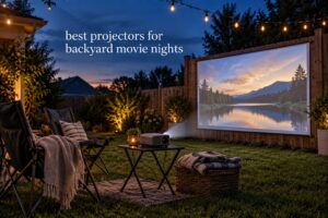 best projectors for backyard movie nights