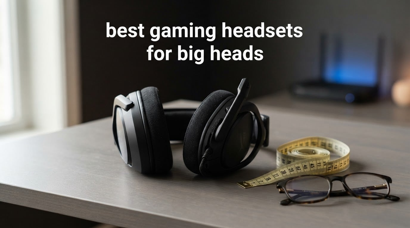 best gaming headsets for big heads