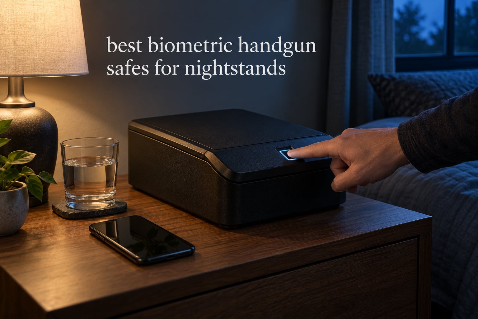 best biometric handgun safes for nightstands