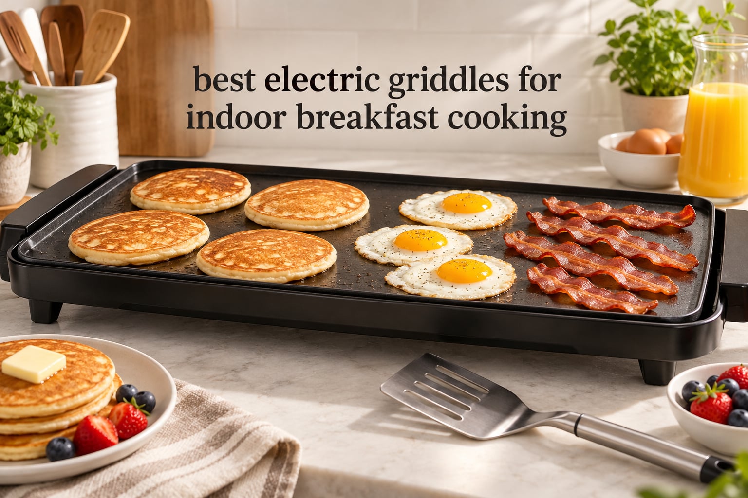 best electric griddles for indoor breakfast cooking