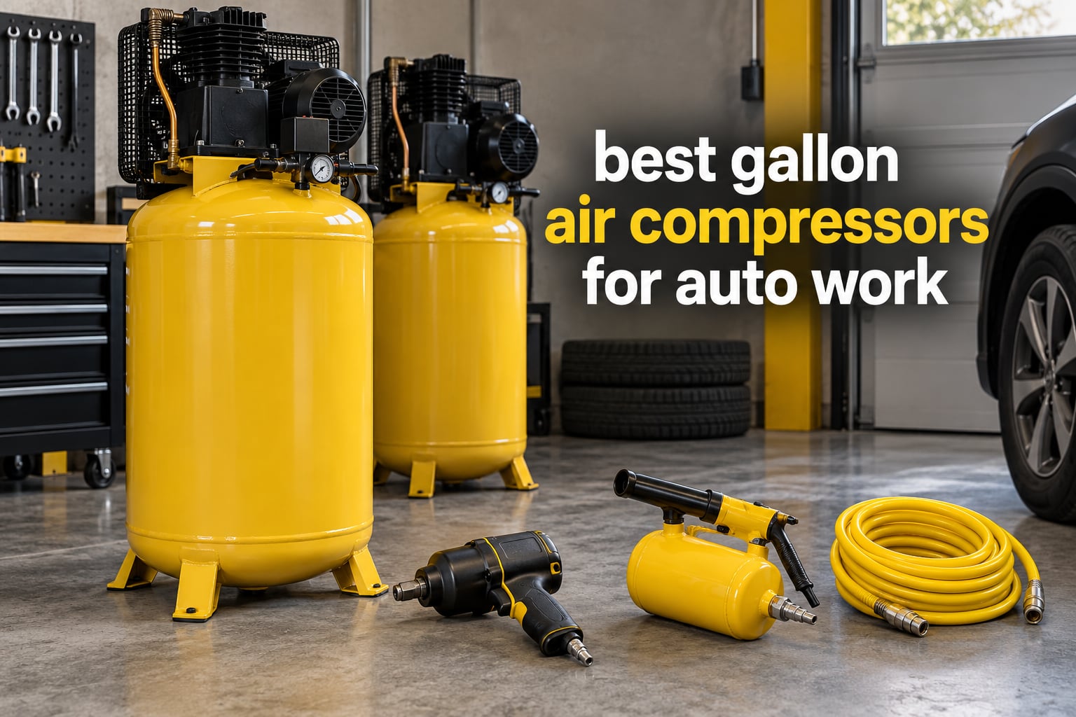 best 60 gallon air compressors for auto work