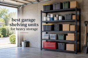 best garage shelving units for heavy storage