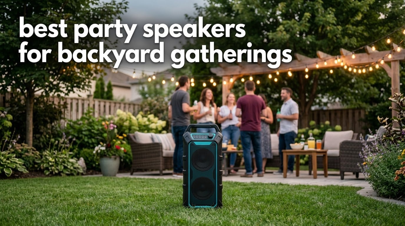 best party speakers for backyard gatherings