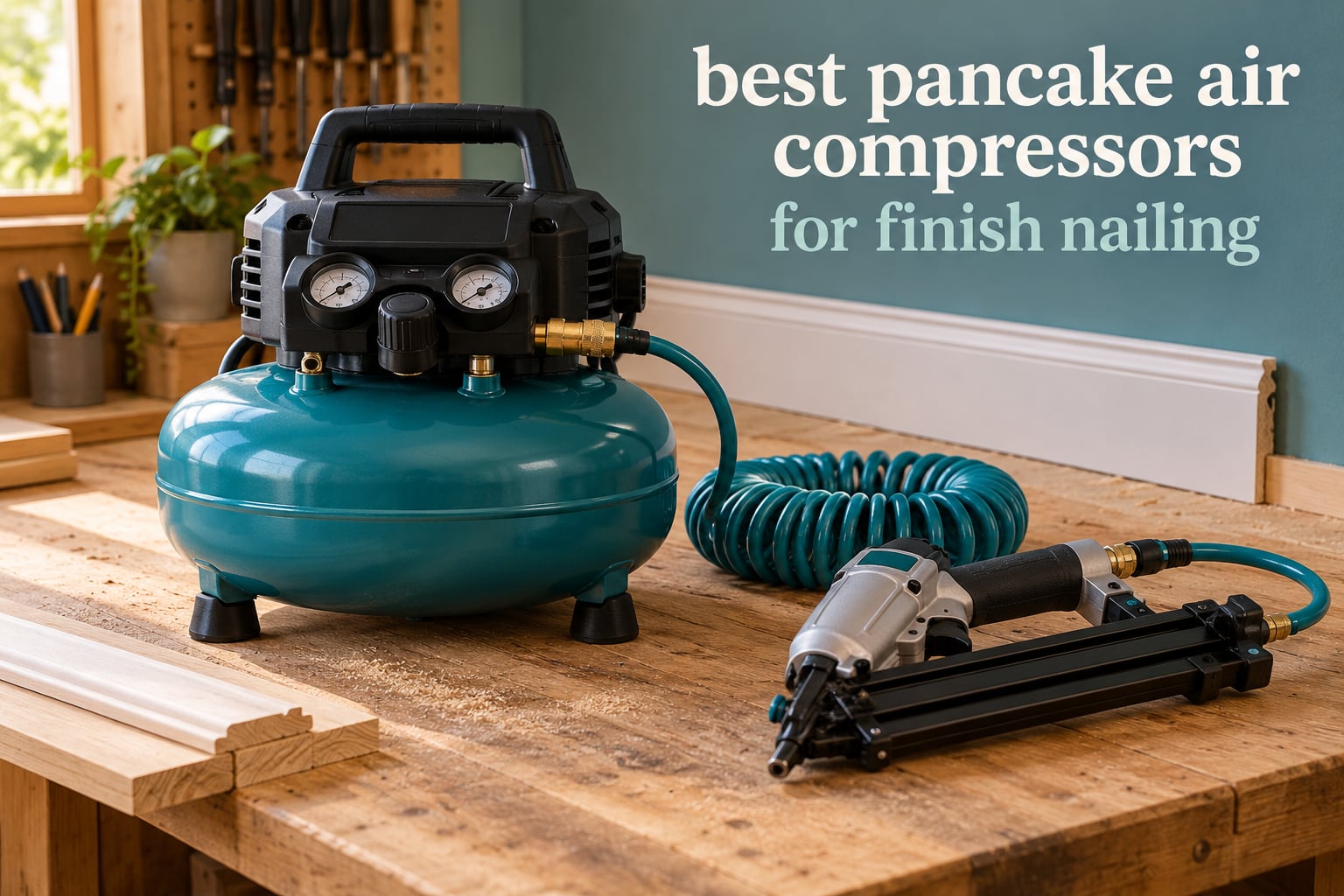 best pancake air compressors for finish nailing